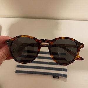 J. Crew Bungalow sunglasses- Classic Tort, UV protective lenses